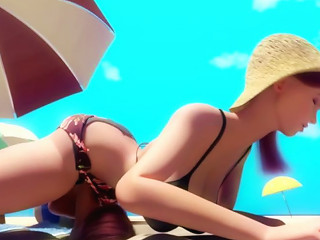 XHamster Video - 3d Hentai Futanari Lition Head In The Sand